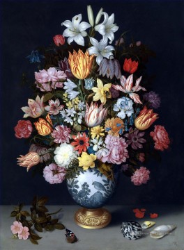 Nature morte Vase et Fleur Ambrosius Bosschaert Peinture à l'huile